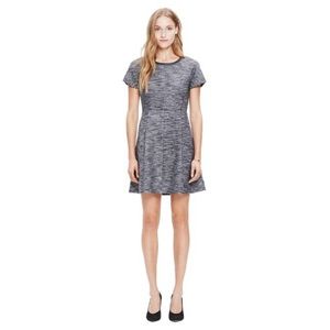 Madewell Grey tweed skater dress size xs